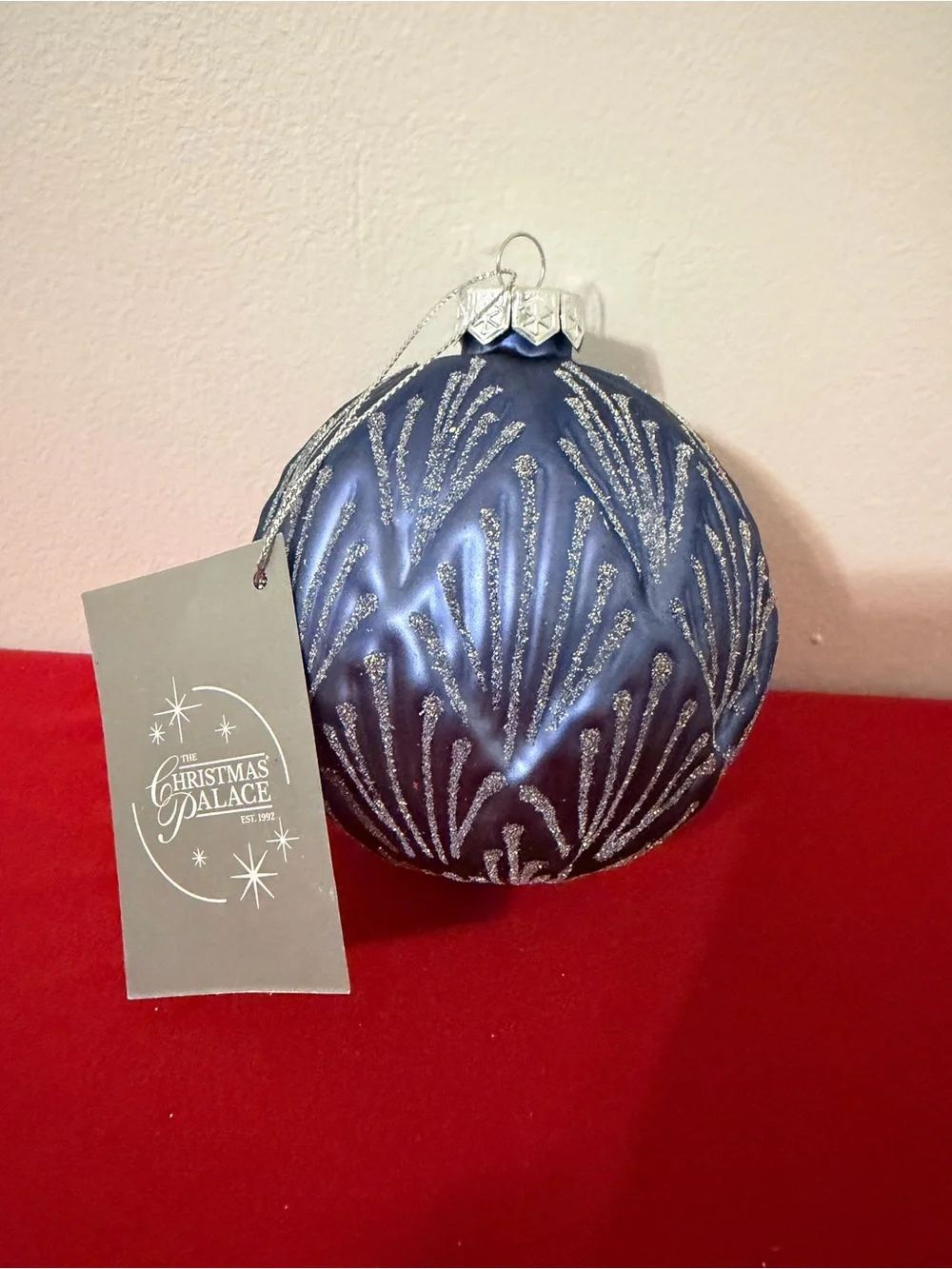 Christmas tree palace elegant blue